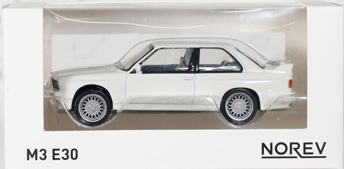 Amazon.com: NOREV B BMW M3 E30 86 White 1/43 350012 : Arts, Crafts