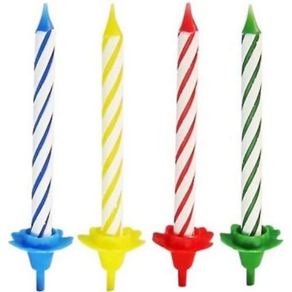 FACKELMANN 52508 36 Candles/24 Holders, Wax, Multi-Colour, 55 x 55 x 25 cm, 60 Units