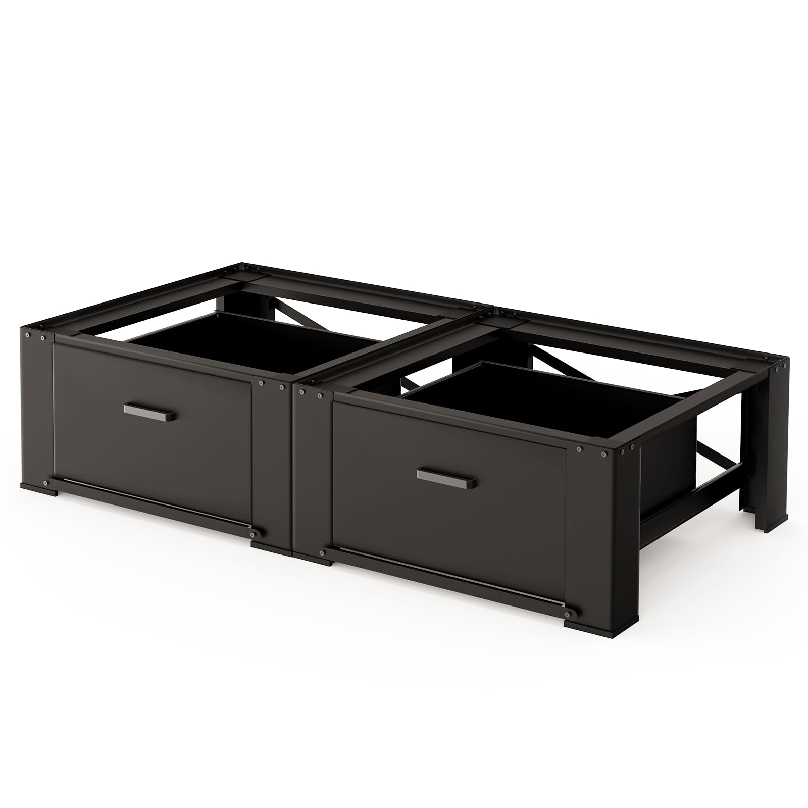 Photo 1 of Matalde 29" Washer & Dryer Pedestals (Set of 2) - Black