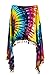 CCcollections Tie Dye Wrap Poncho Couleurs Groovy 2en1 Châle de Plage Hippie bohème châle (Colourful Bright)