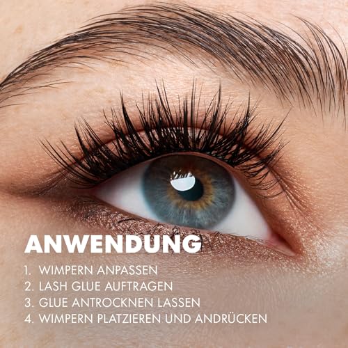 CATRICE Lash Glue – Wimpernkleber mit abgeschrägtem Applikator – Fixiert falsche Wimpern – Präziser Auftrag – Make-up Vegan & Langanhaltend – 4,7g