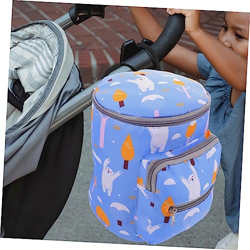 Bolso colgante portátil para pañales azul multiusos miniatura 3