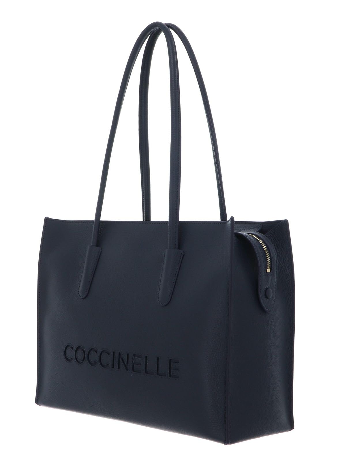 COCCINELLE Cuero bolso shopper bolso de hombro con compartimento para portátil Myrtha26 Handbag Grained Leather