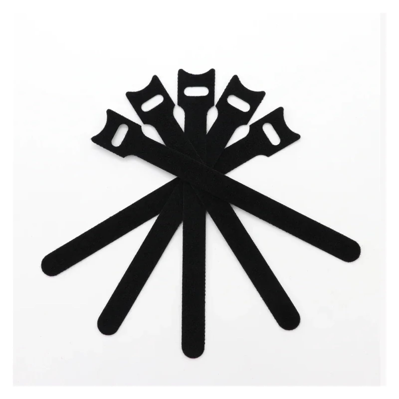 Fascette for cavi rilasciabili Organizzatore di Nero 15 20 25 30 cm Cinghie con gancio in nylon Avvolgere zip Fascio Fasciatura Cravatta Chiusura in plastica(300 pieces,300mm)