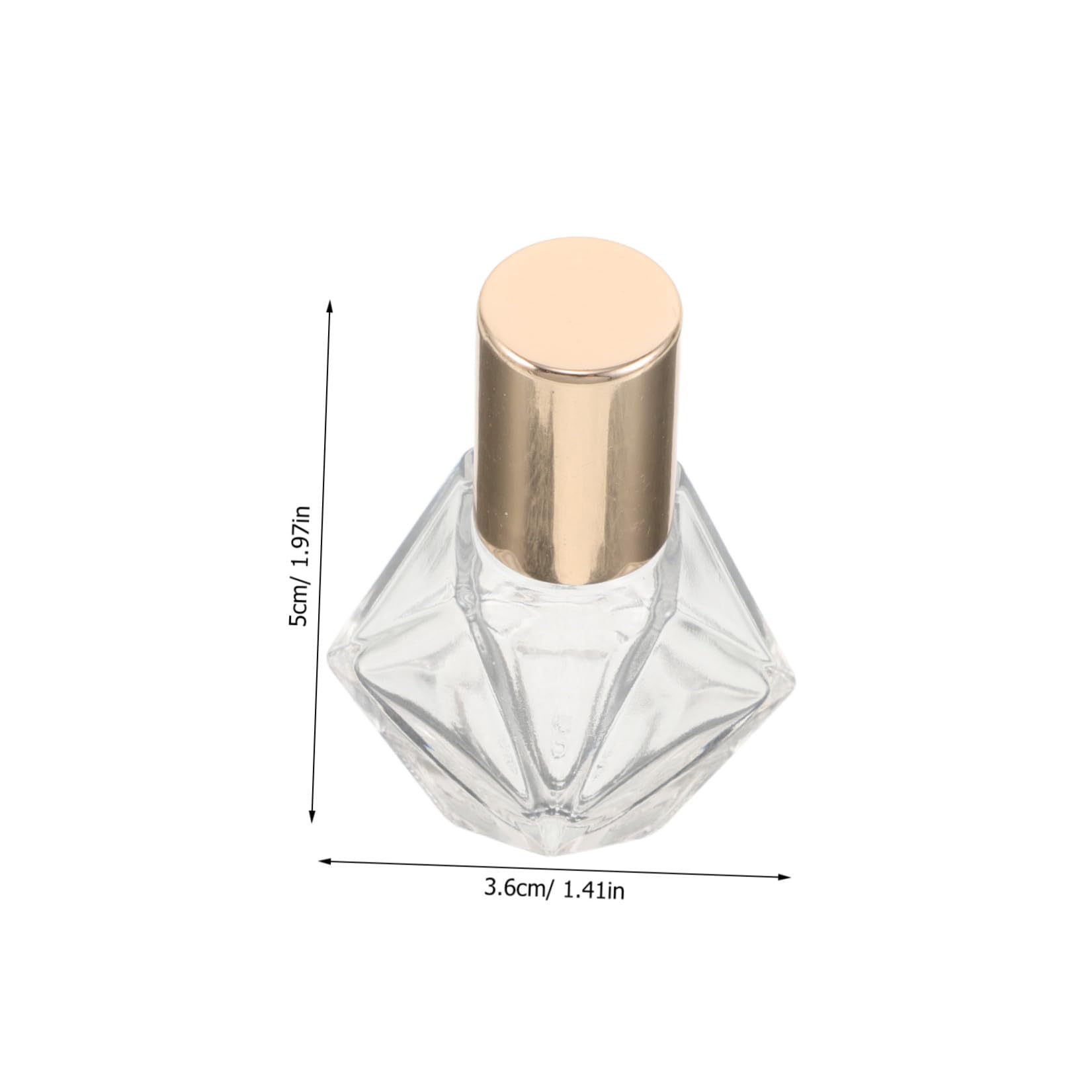 iplusmile 36 Stück Rollflasche 8ml aus Glas und Kunststoff für Öl, Parfüm