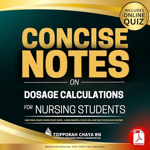 Concise Notes on Dosage Calculations for Nursing Students | Tzipporah Chaya RN episode artwork