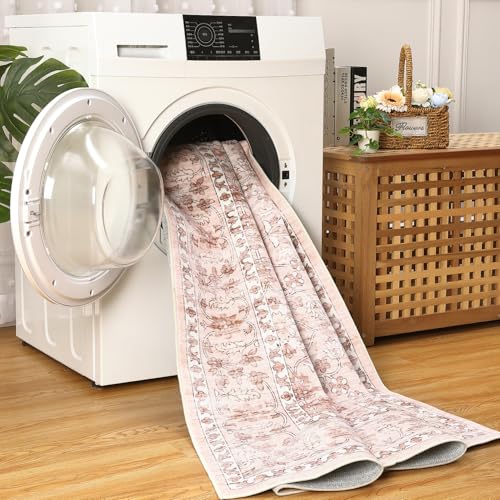 Tapete Vintage GarveeHome 2x6, Antideslizante, Lavable miniatura 5