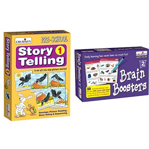 Creative Educational Aids P. Ltd. - CRE0612 Story Telling - 1 Card Game (Multi-Color, 12 Pieces) Brain Boosters - 2 Card Game (Multi-Color) (B08GKNGB62) Amazon Price History, Amazon Price Tracker