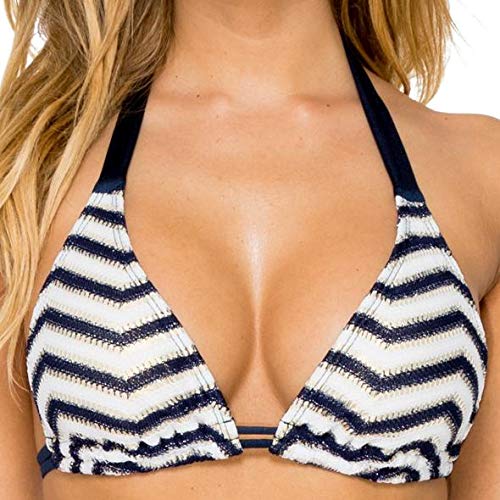 Luli Fama EL MALECON - Triangle Halter Top - DD/Marino