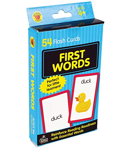 image for Brighter Child Carson Dellosa 54 Phonics Flash Cards, Sight Words Flas