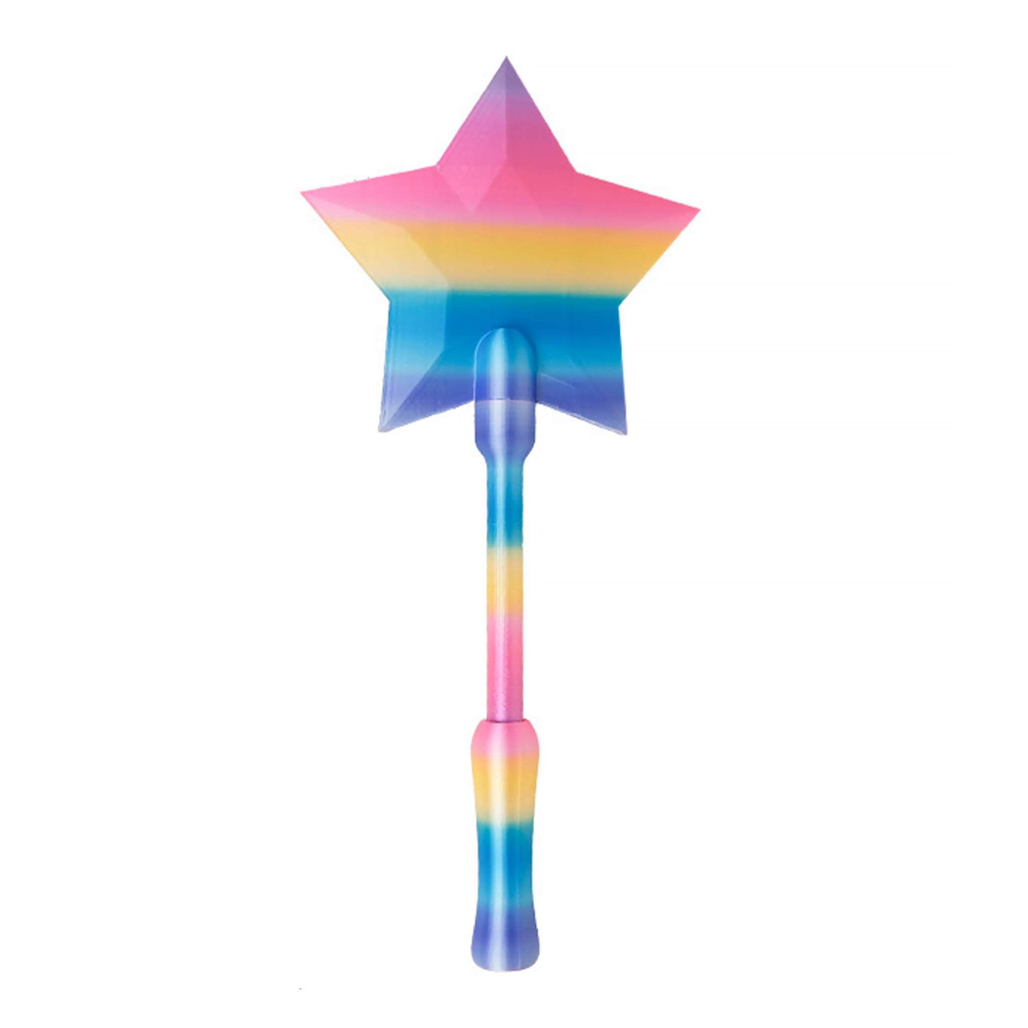 3D Printed Magic Star Credit Card Wand, Contactless Payment Card Holder, Fun Wand for Adults and Kids, Suitable for Shopping and Cosplay, Star Shaped Credit Card Storage Stick (Random Rainbow Colors)