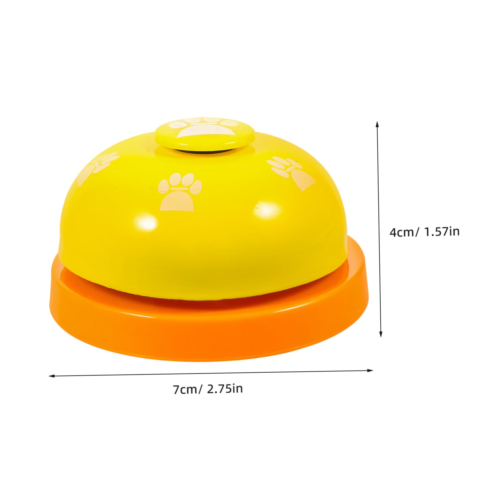 Abaodam Pet Training Bell Paw Training Bells Puppy for Pets Cream Hanging with Dog Training Pet Press Bells Dog Bell Pet Training Press Bell Cat Press Bell Pet Doorbell Pet Bell Plastic
