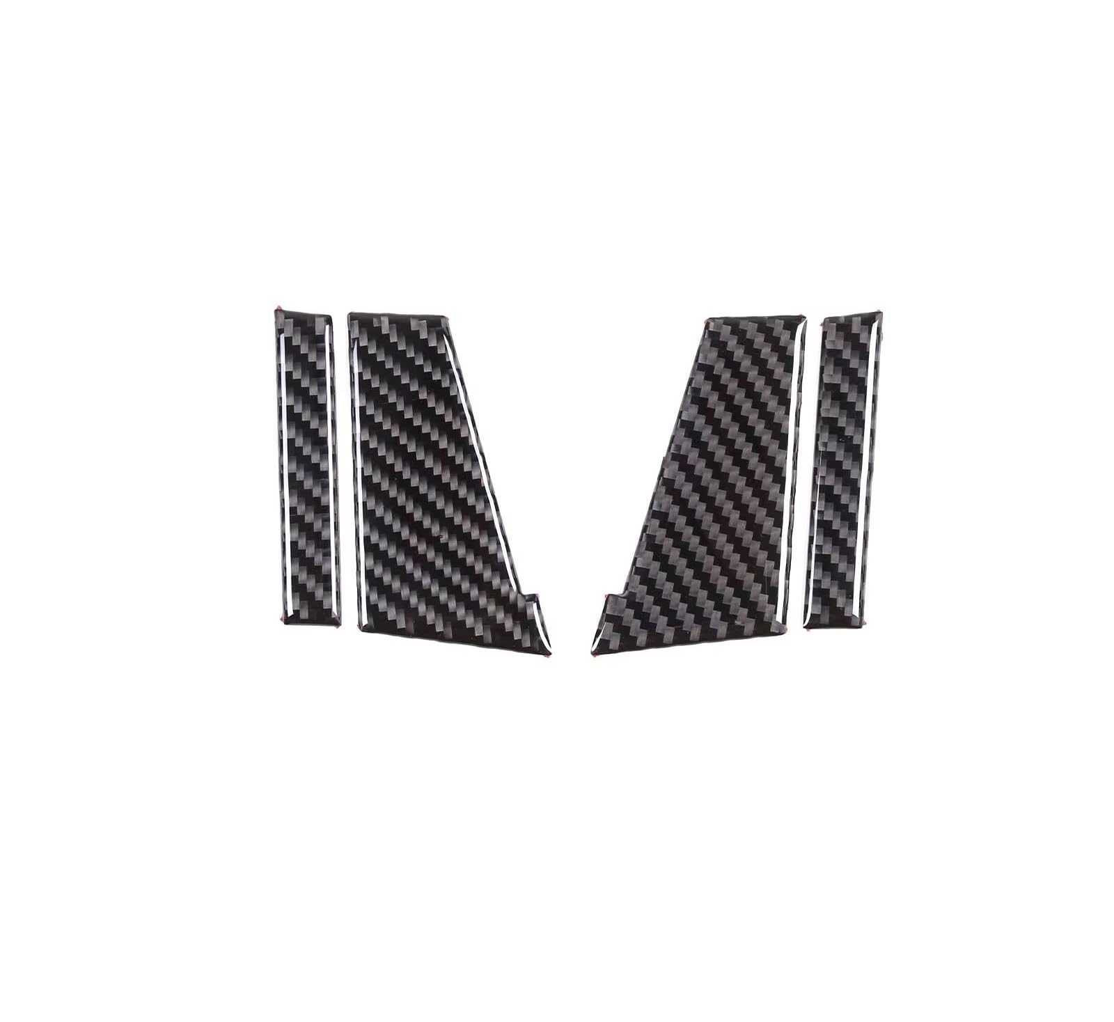 Car Interior Moulding Trim for Subaru for Crosstrek 2024 Soft Carbon Fiber Black Car Interior Decoration Trim Frame Stickers Accessories(J)