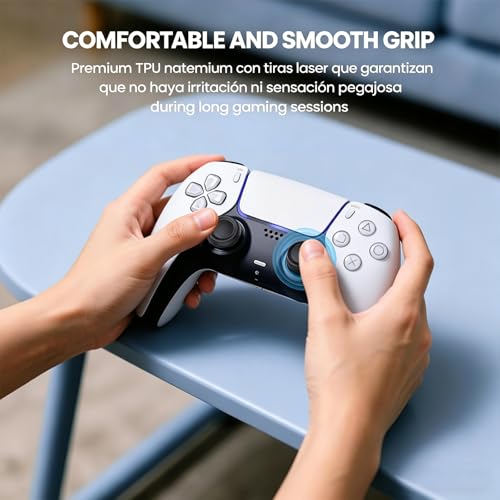 Image of 8 PCS Joystick Replacement Cap Thumb Grips for PS5 /PS4 Controller, Anti-Slip Thumbstick Replacement Parts,3D Analog Cap Replacement Parts