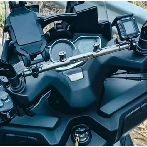 Barra transversal multifuncional reduce vibraciones en Yamaha Xmax y Nmax 6