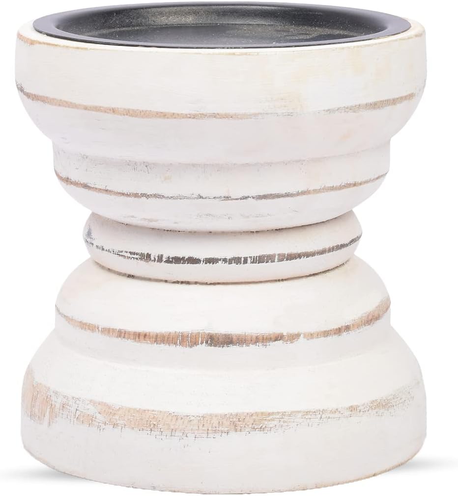 Iron Pillar Candle Holder Set of 3, Dedoot Small 2.5 Inches