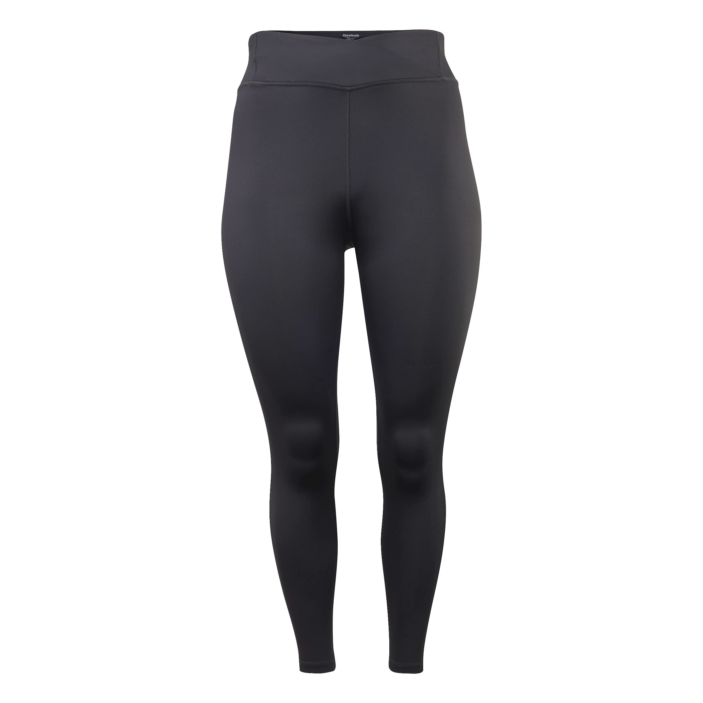 Reebok Women's Basic High Rise Leggings Night Black XXL