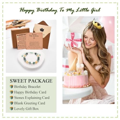 Image of 18th Birthday Gifts for Girls, 18 Year Old Girl Birthday Gifts, Sweet Heart Charm Birthday Bracelet Gifts for Teen Girls Daughter Granddaughter Niece Friend with Happy 18th Birthday Message Card