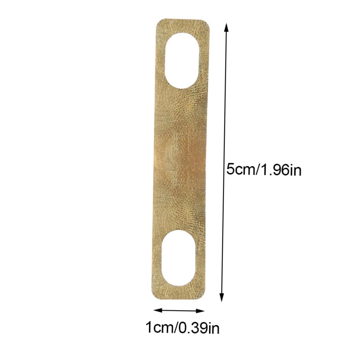 ERINGOGO 4pcs Guitar Neck Gasket Shim Guitar Part Accessory Guitar Neck Rest Guitar Accessories Kit Acoustic Guitar Accessories Thickened Guitar Neck Joint Plate Brass Golden