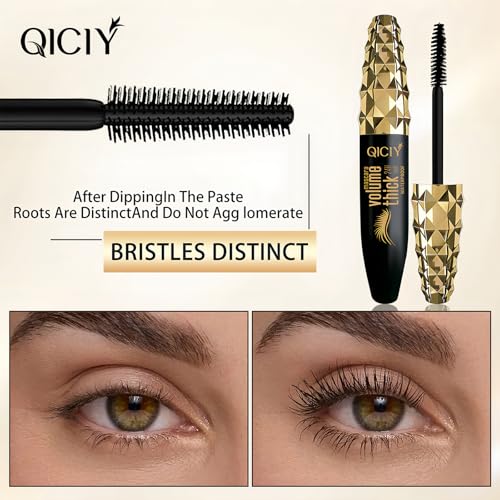 Image of Volumizing Mascara Long-Lasting, Waterproof, Curling & Separating Formula for Dramatic, Natural-Looking Lashes Black