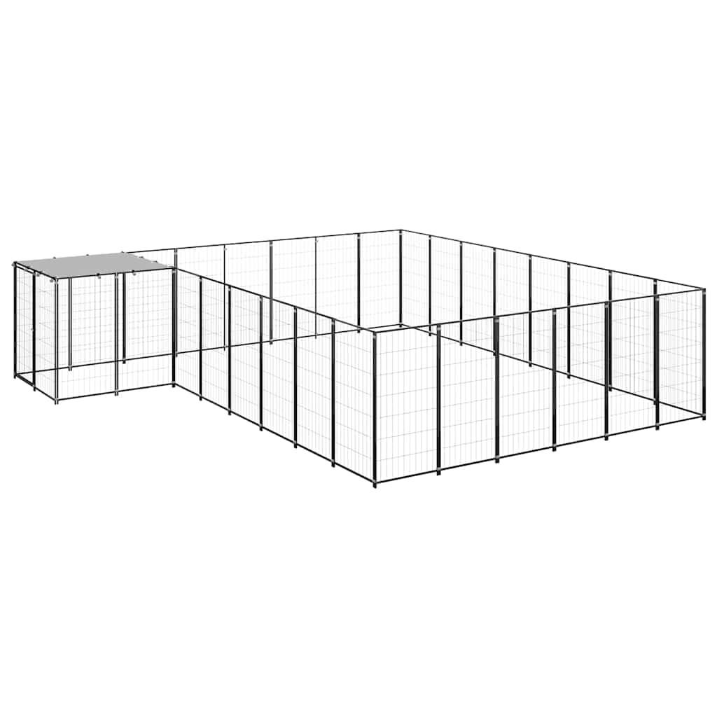 Cuccia in acciaio, 15,73 m², nero