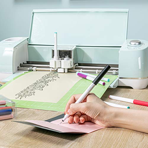 Image of CRAFT WORLD 0.4 Tip Fine Point Pens for Cricut Maker 3 /Maker /Explore 3 /Air 2, Black Fine Point Pens Set of 8 Pack Assorted Tools Accessories Writing Drawing Pen Compatible with Machine