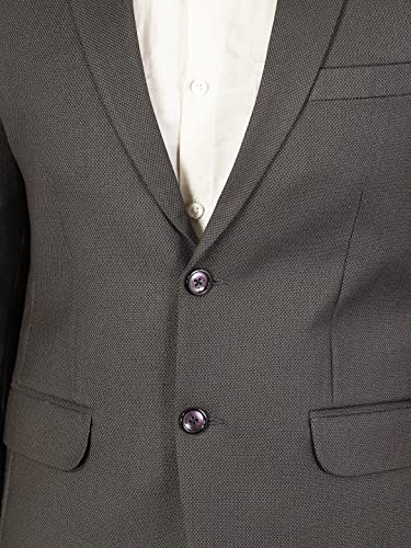 Image of WINTAGE Men's Polyester Cotton Plain Blazer
