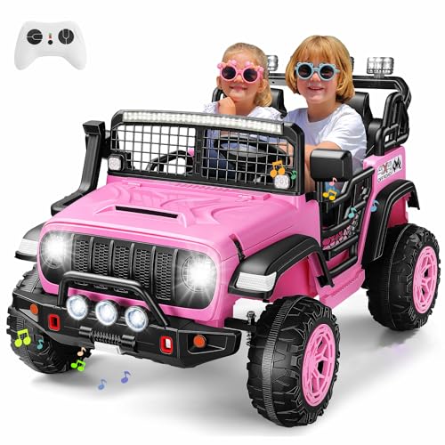 Hikole 24V 2 Seater Ride on Car for Kids 3 - Detailed View