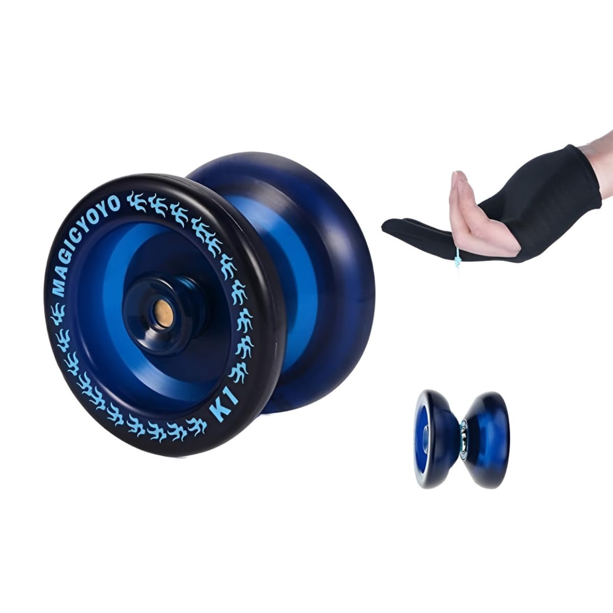 Yoyo K1 De Rolamento Profissional (Yo-yo, ioio) Magicyoyo (Azul