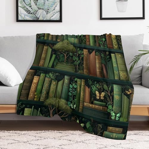 Couverture durable de qualité supérieure pour lit et canapé, design vert marron