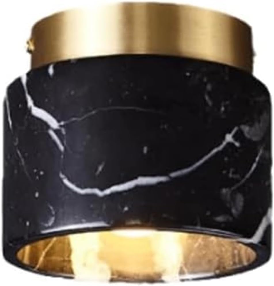 Plafonnier en marbre minimaliste robuste 1 lumière pour bar et restaurants branchés