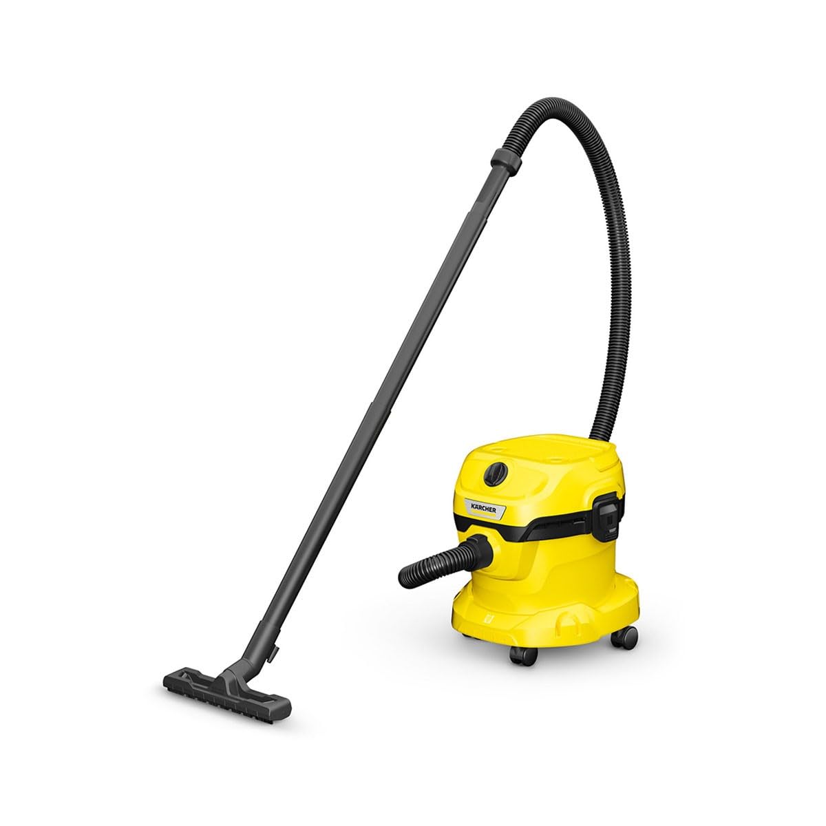 Kärcher Aspiratore Solidi Liquidi WD 2 Plus 1000W 12L Filtro a Cartuccia Tubo 1,8m