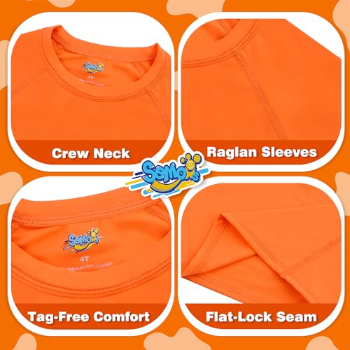 Image of Boys' Rash Guard Long Sleeve UPF 50 Sun Shirts for Toddler Kids Youth Water Swimming Rashguard
