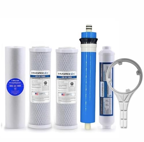 Reverse Osmosis Water Filter Kit with Membrane and Wrench