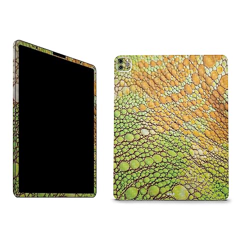 Image of MightySkins Carbon Fiber Skin Compatible with Apple iPad Pro 12.9 inch M2 6th Gen (2022) Full Wrap Kit - Iguana Skin | Protective, Durable Textured Carbon Fiber Finish | Easy to Apply | Made in The USA