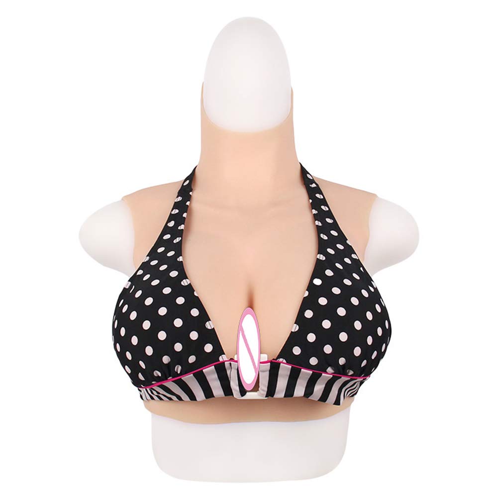 Plato de Mama de Silicona Pechos Falsos Realistas Pechos Falsos de Mama Artificial para Travesti Paciente de Mastectomía Cosplay de Mujeres Trans