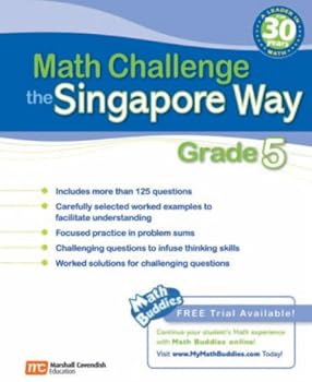 Paperback Math Challenge the Singapore Way: Grade 5 Book
