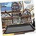 BESPORTBLE 2Pcs Pet Cage Bottom Tray Litter Tray for Small Animals Durable Plastic Dog Crate Replacement Pan Leak and Stylish Design for Parakeets Rabbits and More