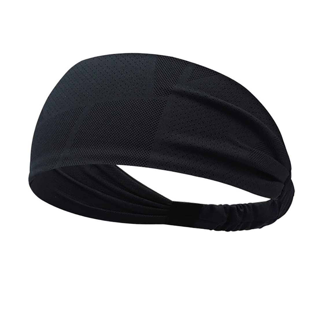 YOUSTYLO - YOU ARE PRIORITYYOUSTYLO - YOU ARE PRIORITY Yoga Sport Athletic Headband Sweatband for Running Sports Travel Fitness Elastic Non Slip Style Band | Basketball Headbands Headscarf fits (Drak Grey)