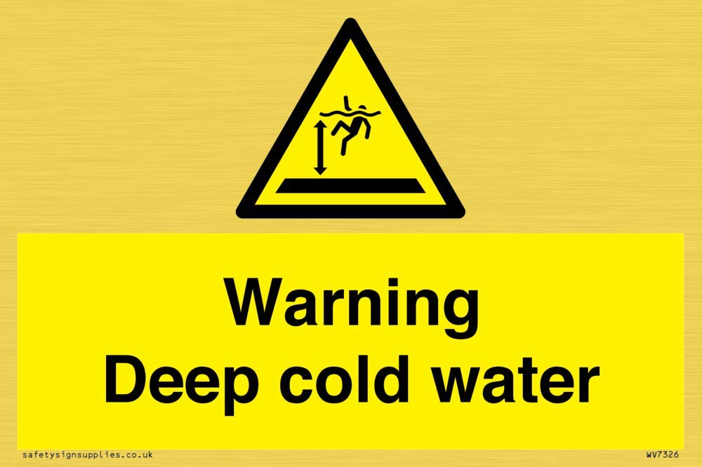 Warning Deep cold water