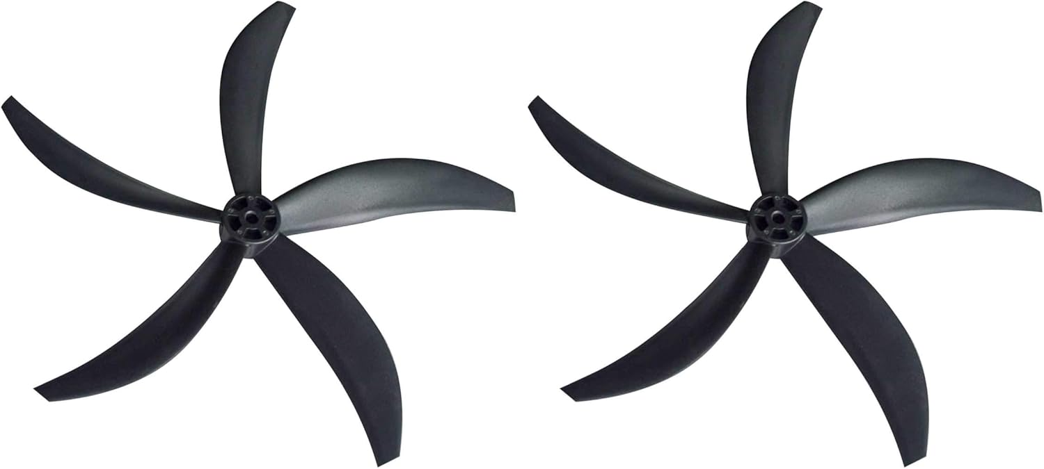 E-flite 10 x 9 Scimitar 5 Blade Prop Left EFLP10905BL Propellers Electric Plane (Pack of 2)
