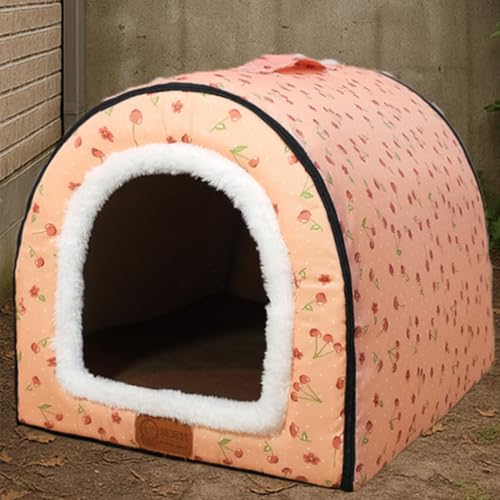 犬 ベッド 犬 ハウス 洗える 猫 ベッド 猫ハウス ペットベッド ペットハウス 取り外し可能 ドーム型 ペットクッション 猫犬用 寝床 休憩所 防寒保温 あったかい ペット用品 ふわふわ 滑り止め 室内寒さ対策 小中大型犬 秋冬