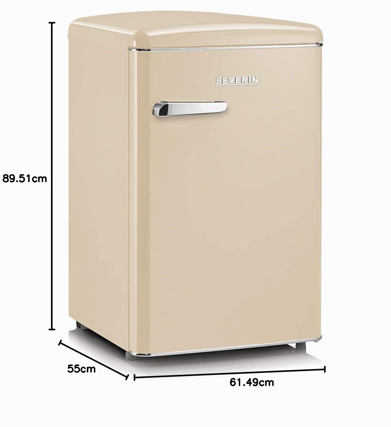 SEVERIN Réfrigérateur Congélateur Pose Libre 55 cm 108L Classe D RKS 8833