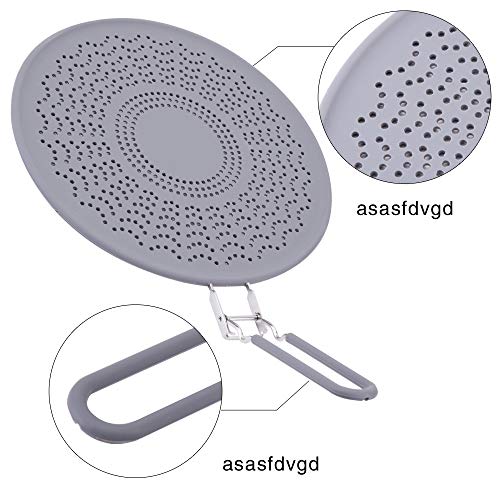 Silicone Splatter Screen, Frying Pan With Silicone Stops Splatter High Heat Resistant Strainer #TOP2