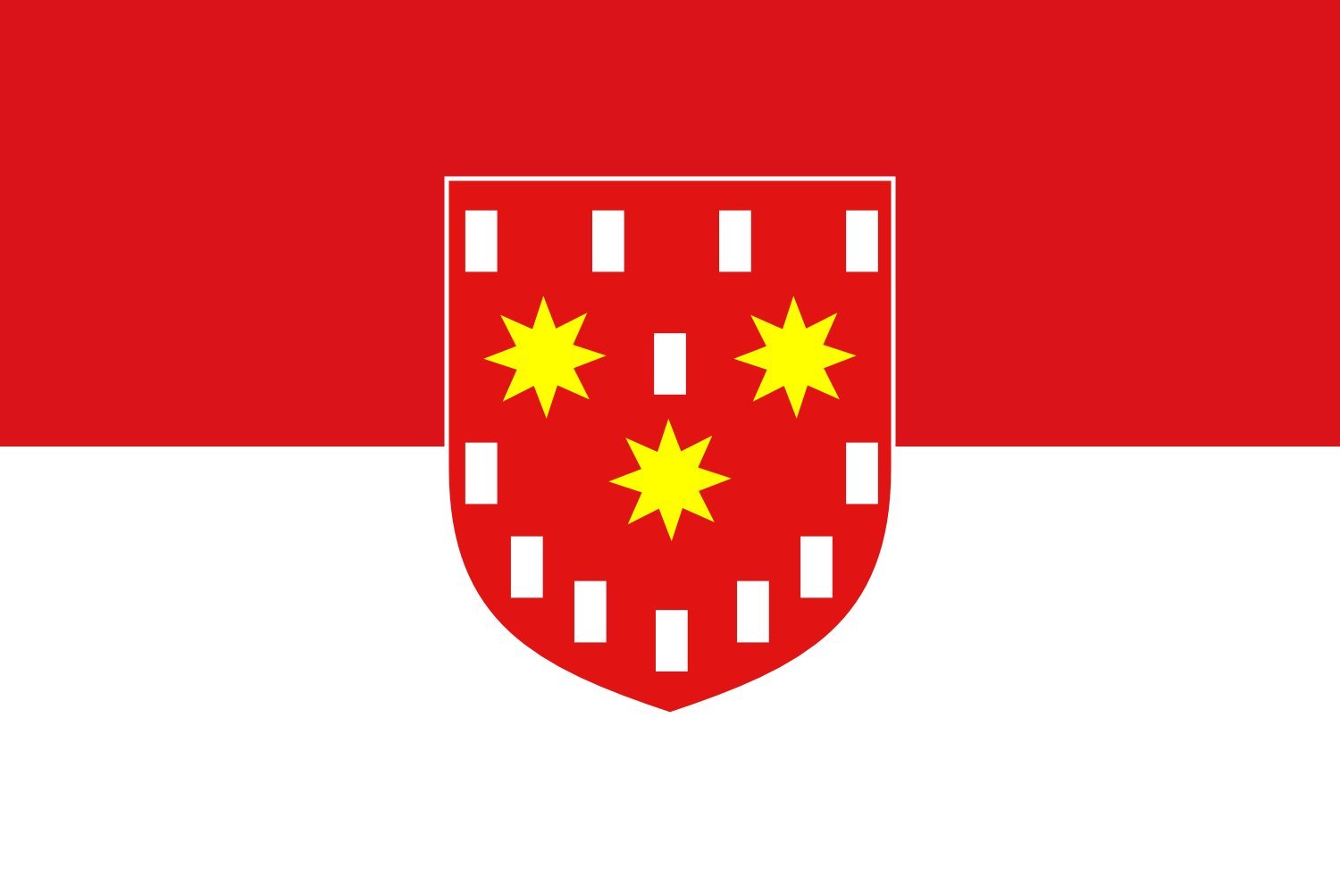 Drapeau De Pinte grand format qui ne se décolore pas face au vent