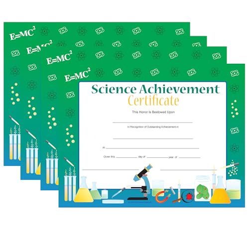 Ciencia logro reconocimiento certificados