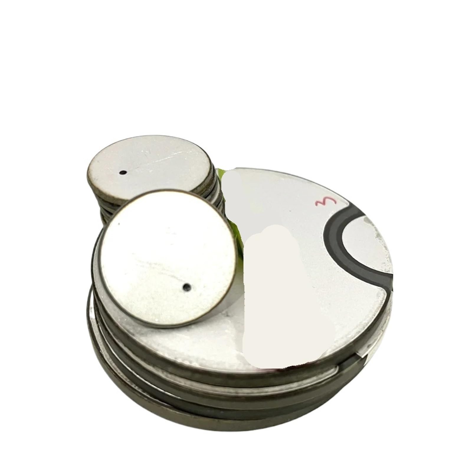 25 * 2 mm Element ultradźwiękowy Piezoelektryczny dysk ceramiczny 1 MHz czujnik piezoelektryczny