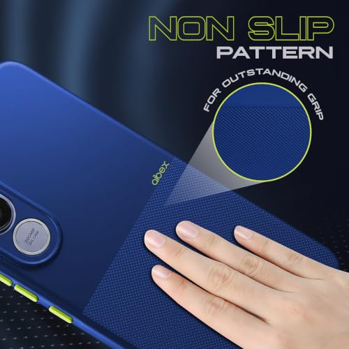 Image of AIBEX Premium Back Cover Case Compatible for Vivo V70 FE 5G | Scratch & Drop Tested Shockproof Matte Texture Case with Soft Microfibre Lining | Slim Fit Cover with Anti-Scratch Finish - Blue
