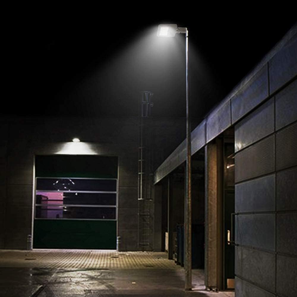 🛒 Crazy Deals LED Parking Lot Lights 200W, LED Dusk to Dawn Outdoor Lighting [800W HID/HPS Equiv] 5700K Shoebox Area Street Light 26000LM UL DLC Certified IP66 Pole Bright Area Light with Photocell Sensor
