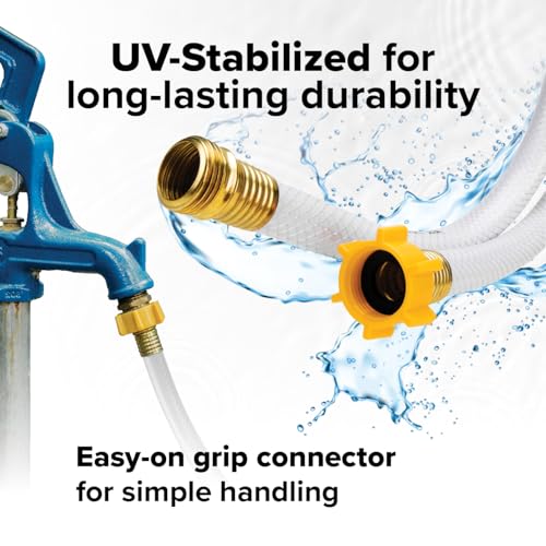 Image of Camco TastePURE 25-Ft - RV Drinking Water Hose - Contains No Lead, No BPA & Phthalate - Features Reinforced Design & Crafted of PVC - 1 /2 inch Inside Diameter, Made in the USA (22733) (Pack of 6)